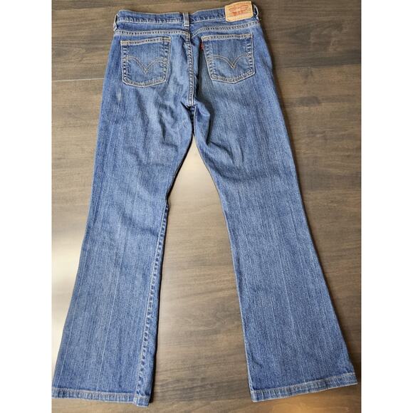 Levi's Blue Denim 515 Bootcut Women's Boot Cut Jeans Classic Style Sz 4S - Picture 2 of 9